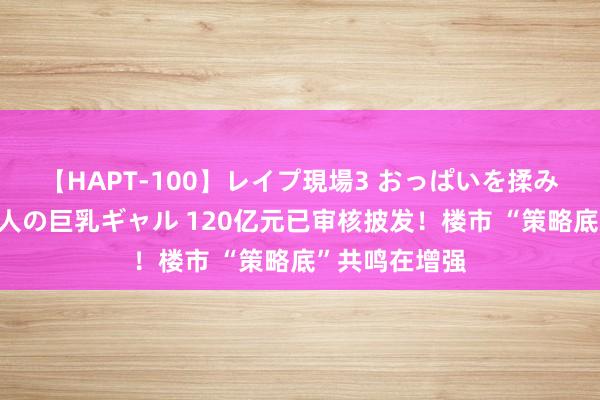 【HAPT-100】レイプ現場3 おっぱいを揉みしだかれた6人の巨乳ギャル 120亿元已审核披发！楼市 “策略底”共鸣在增强