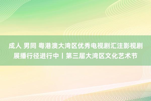 成人 男同 粤港澳大湾区优秀电视剧汇注影视剧展播行径进行中丨第三届大湾区文化艺术节