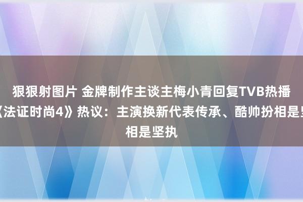 狠狠射图片 金牌制作主谈主梅小青回复TVB热播剧《法证时尚4》热议：主演换新代表传承、酷帅扮相是坚执