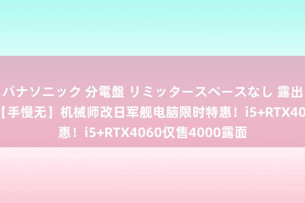 パナソニック 分電盤 リミッタースペースなし 露出・半埋込両用形 【手慢无】机械师改日军舰电脑限时特惠！i5+RTX4060仅售4000露面